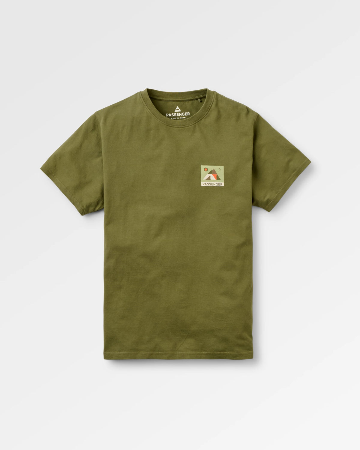 Lost On Purpose T-Shirt - Khaki - Flatlay