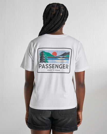 Roamer Women's T-Shirt - White - Studio Model