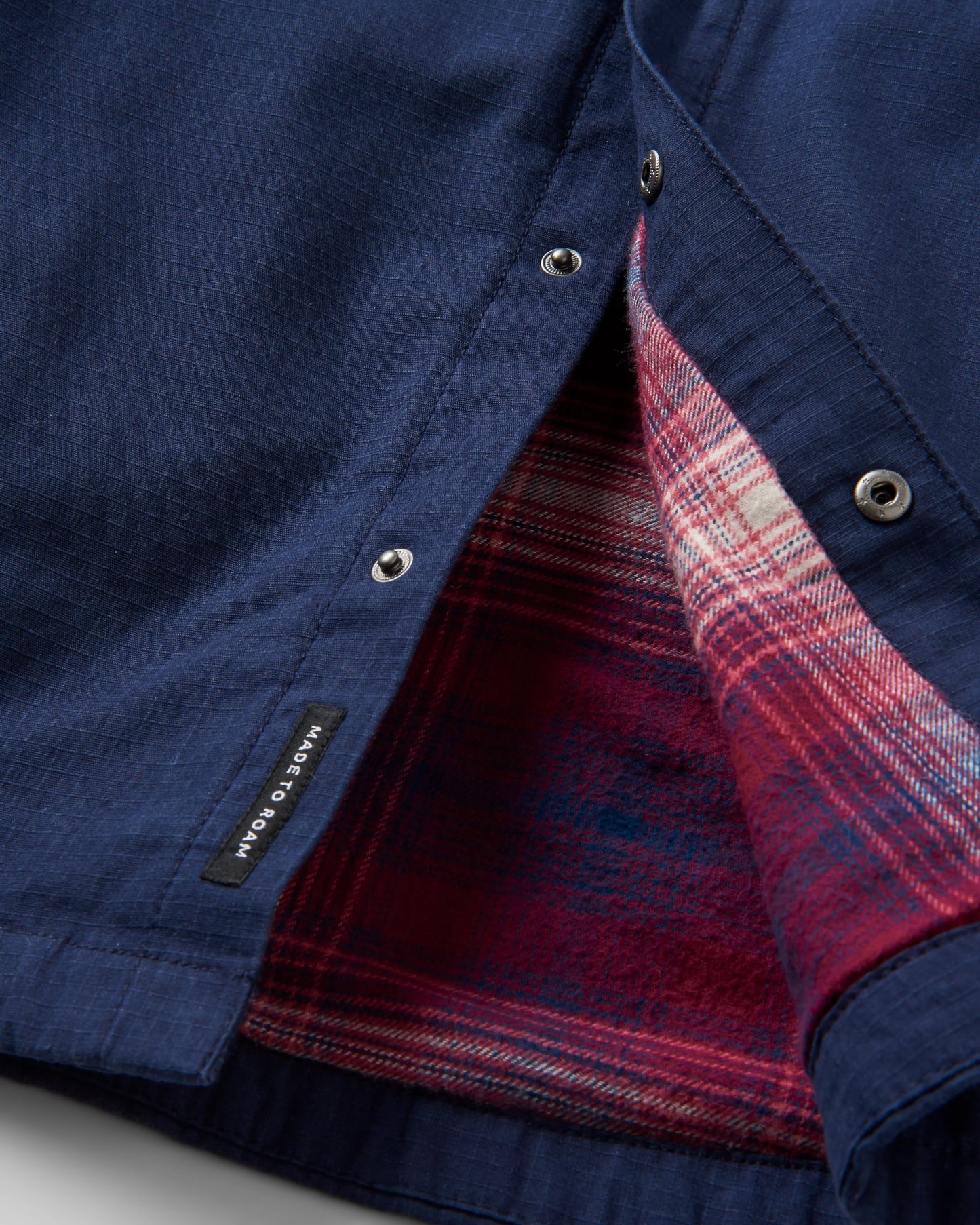 Way Flannel Lined Shirt - Rich Navy