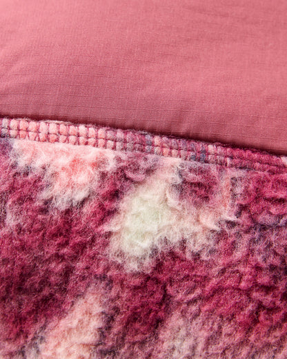 Home Recycled Sherpa Fleece - Frost Fig - Flatlay