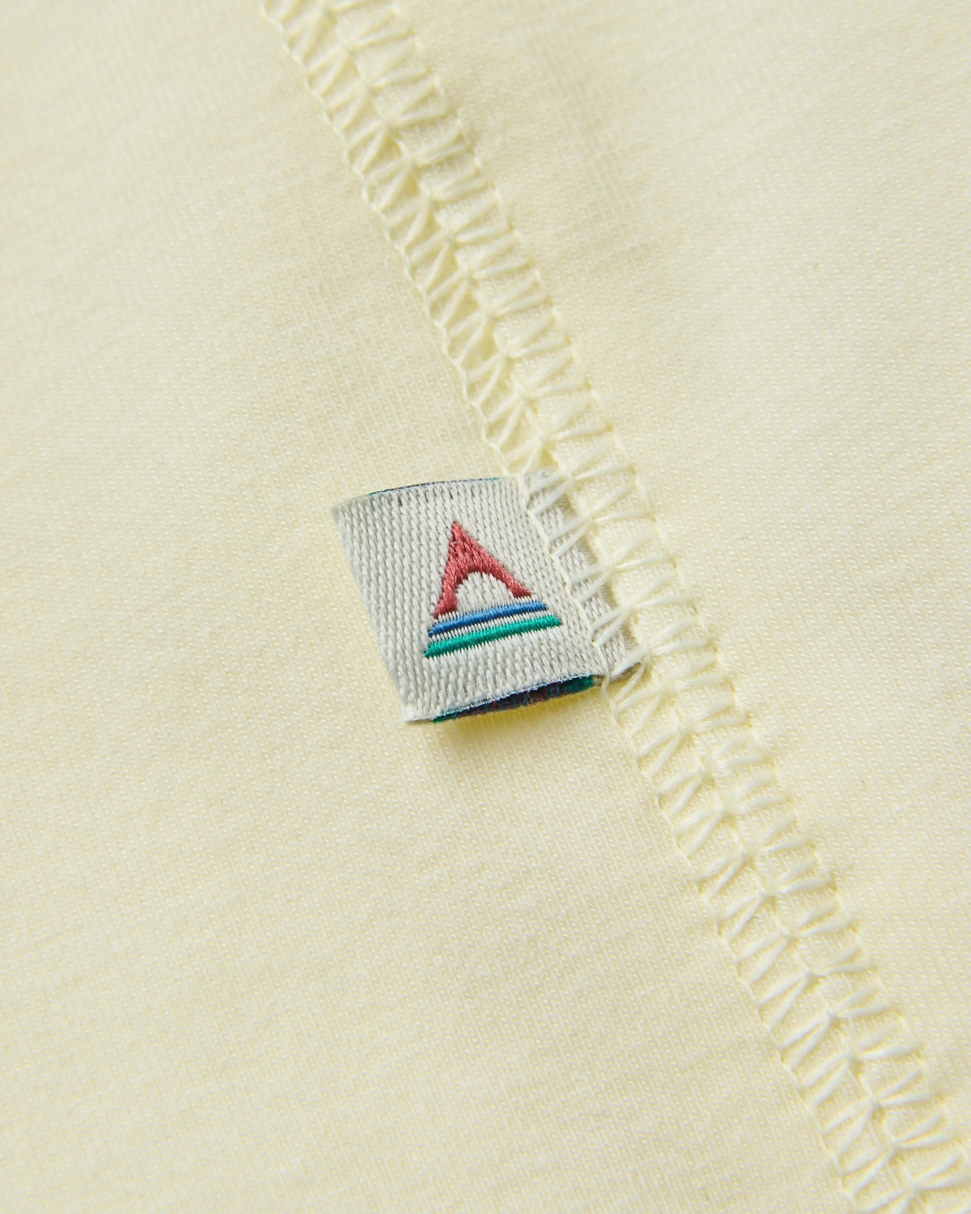 Chase The Light Active T-Shirt - Pale Yellow - Flatlay