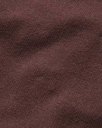 Meander Logo Stripe Knitted Jumper - Espresso - Flatlay