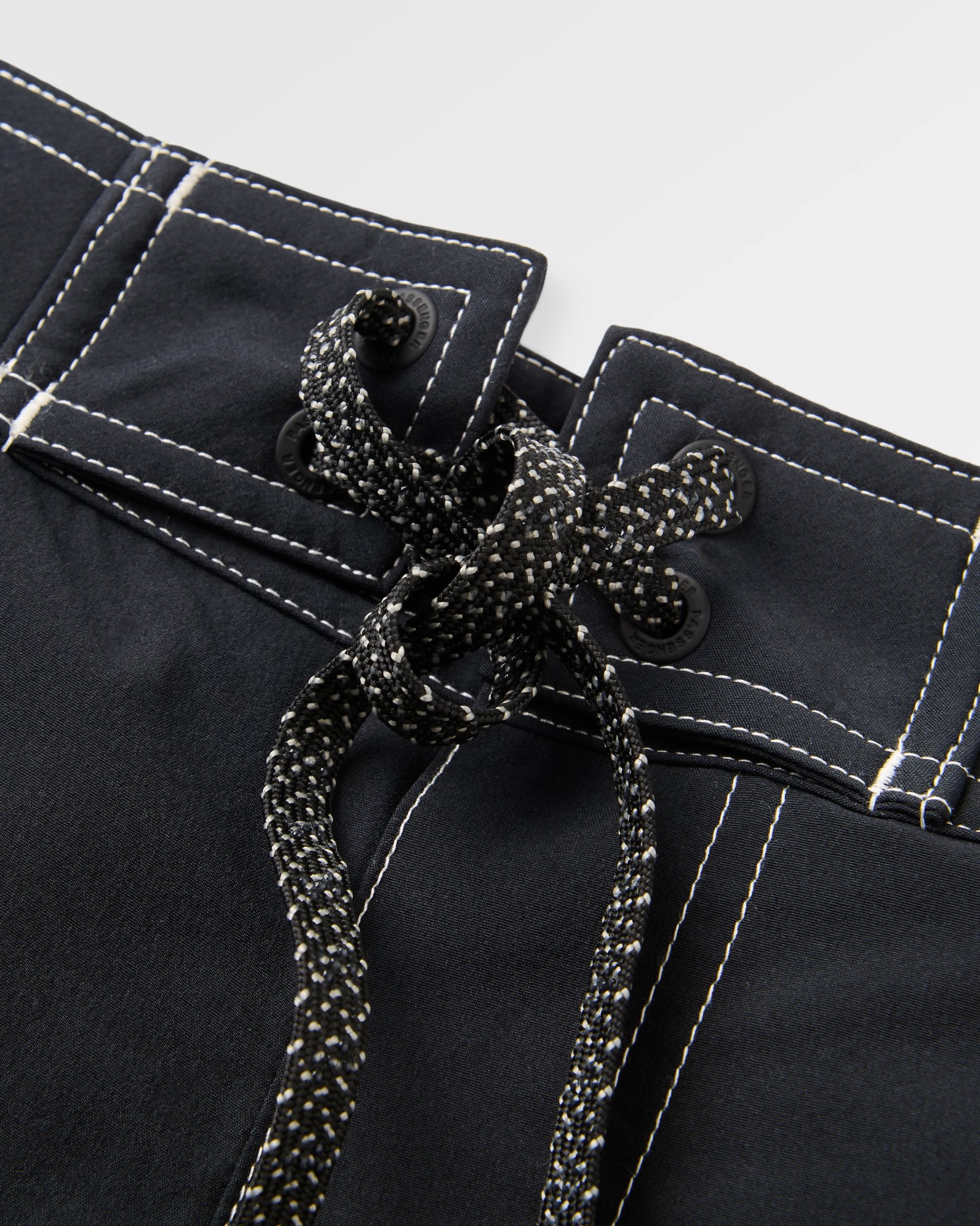 Rialto Boardshort - Black - Flatlay