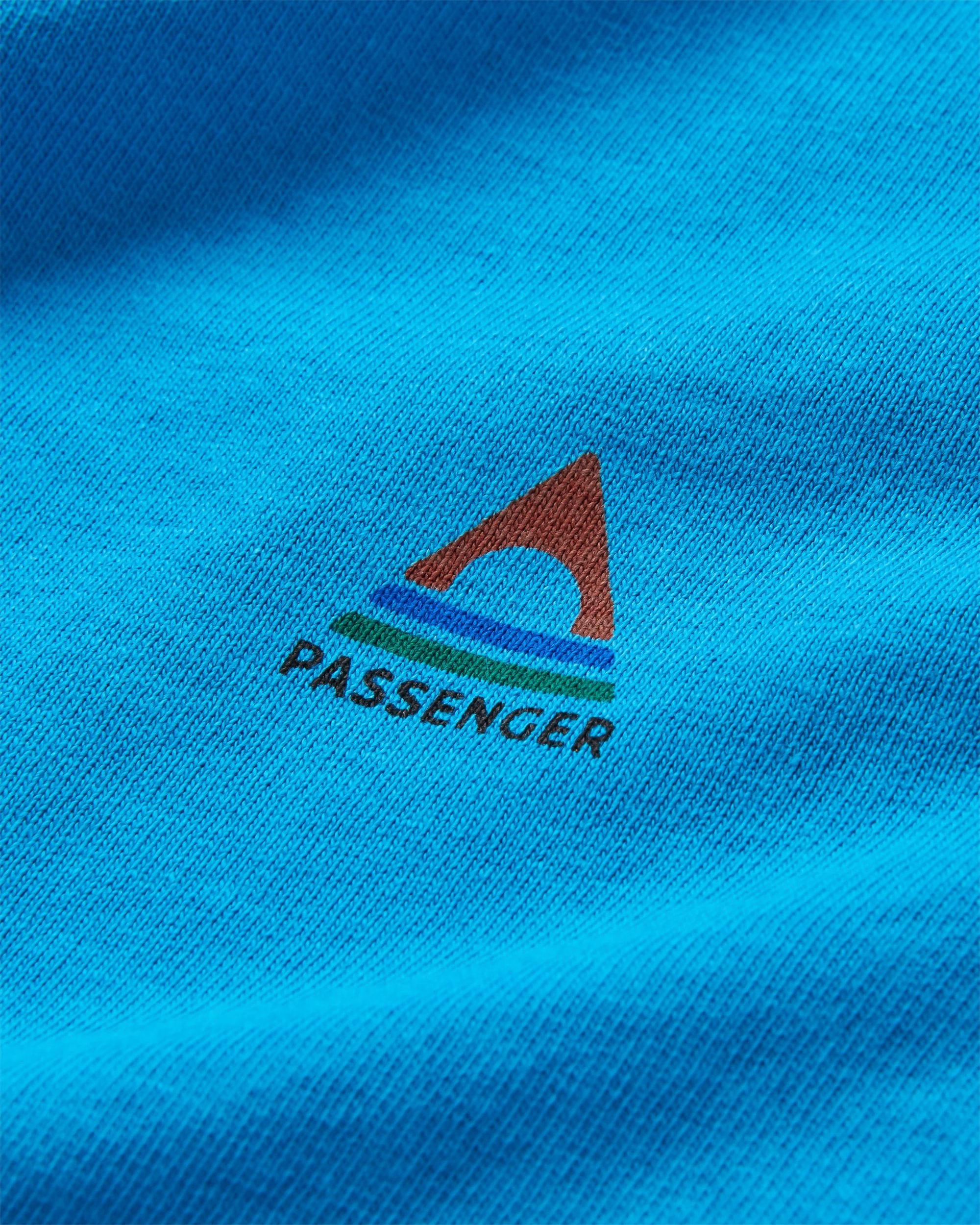 Classic Recycled Cotton LS T-Shirt - Bluejay - Flatlay