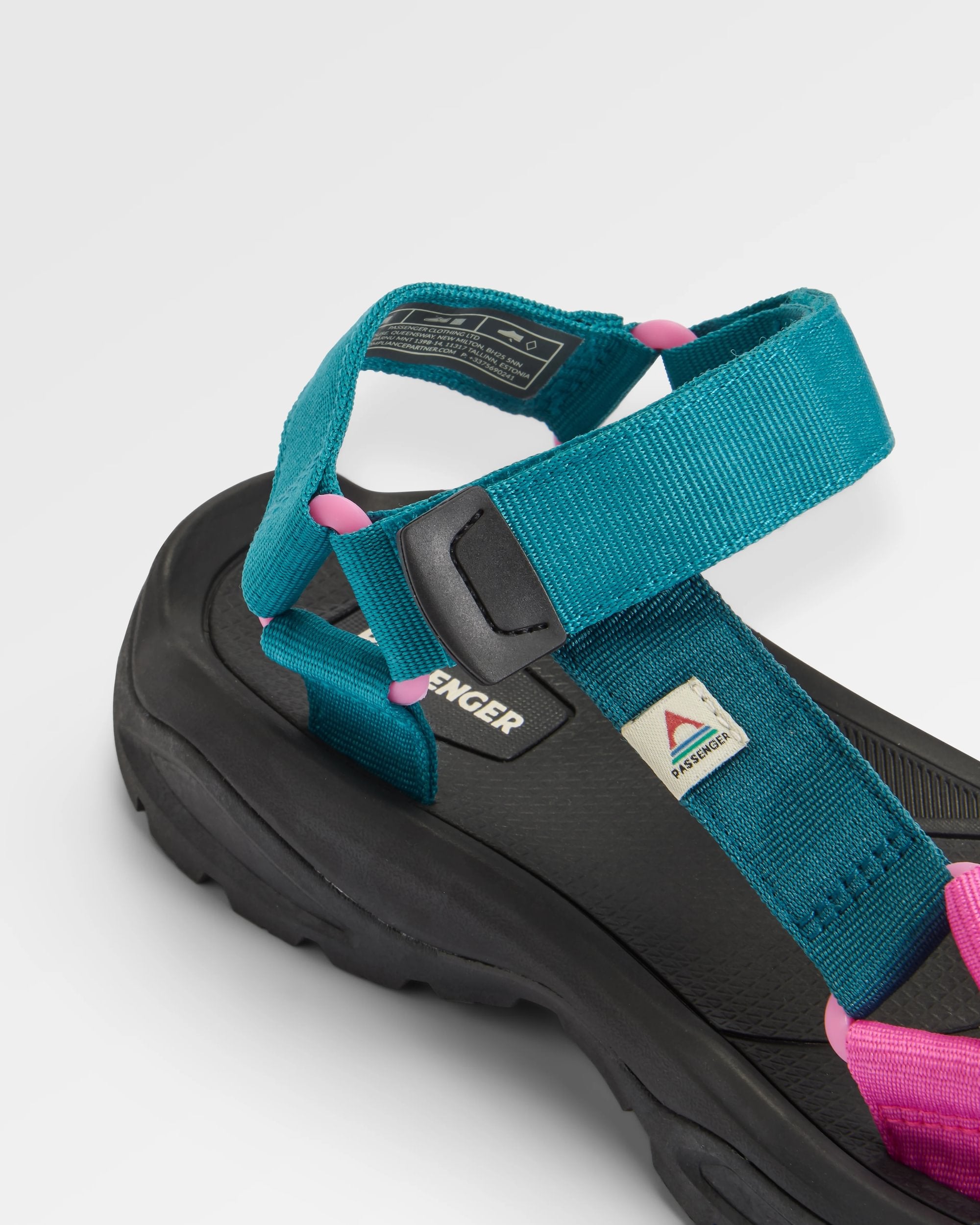 Venice Roam Sandal - Ocean Teal - Flatlay