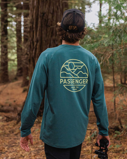 Sedona Drirelease® Recycled Active LS T-Shirt - Deep Ocean - Lifestyle