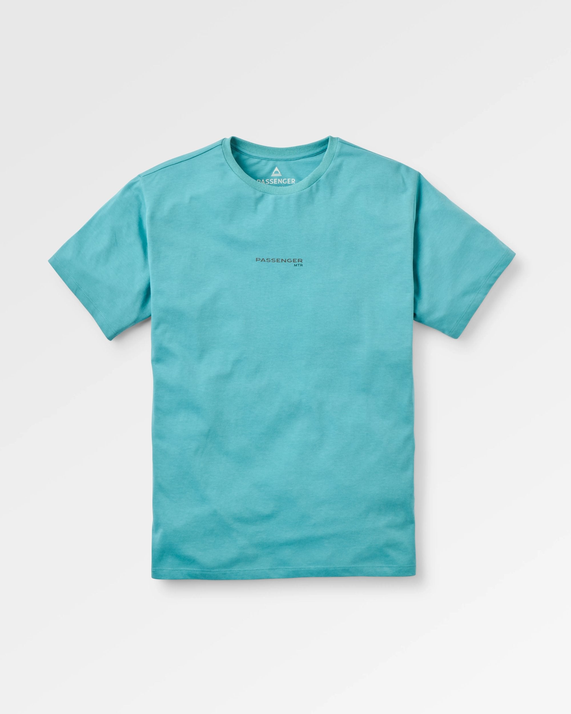 Horizons T-Shirt - Ocean Teal - Flatlay