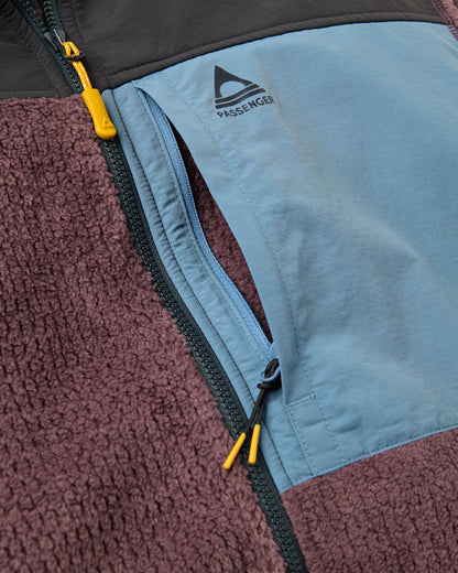 Venturescape Men's Fleece - Brambleberry - Flatlay