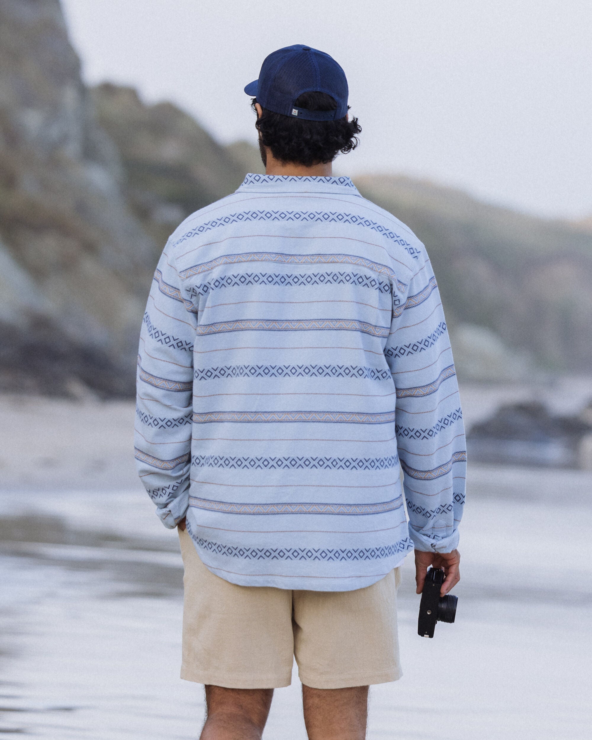 Voyage Jacquard Shirt - Ice Blue Jacquard  - Lifestyle