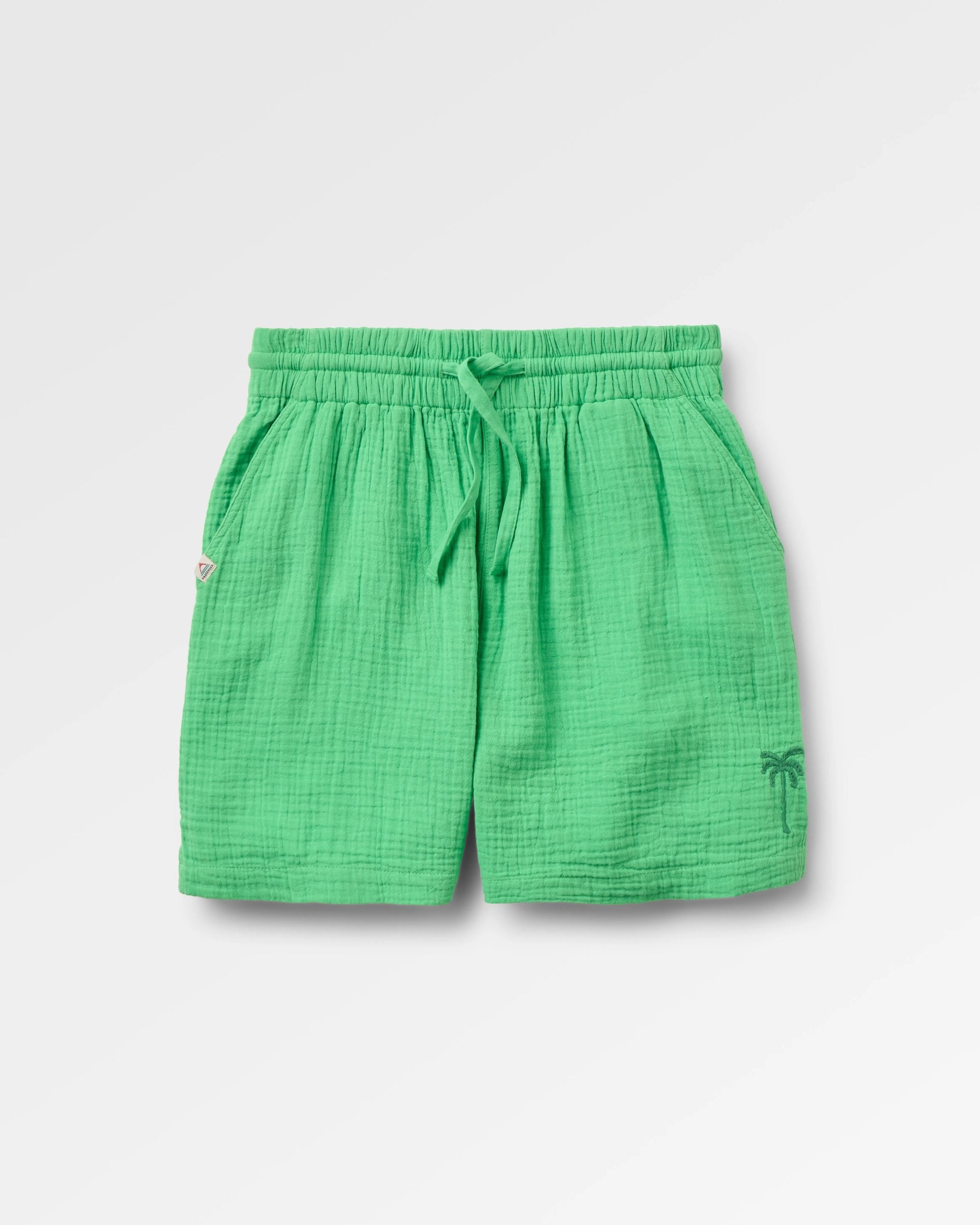 Waveney Cotton Short - True Green - Flatlay