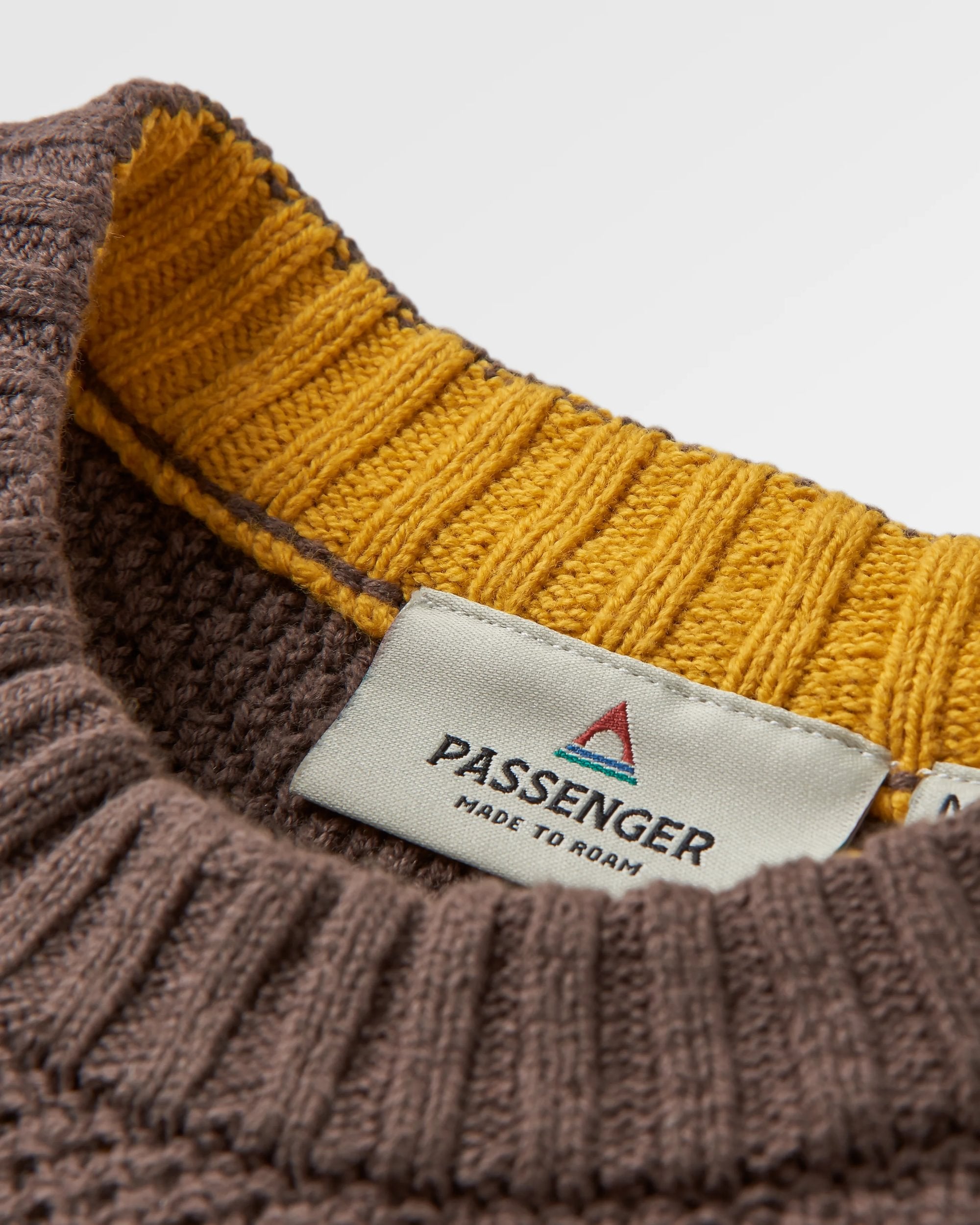 Swell Knitted Jumper - Coffee - Flatlay