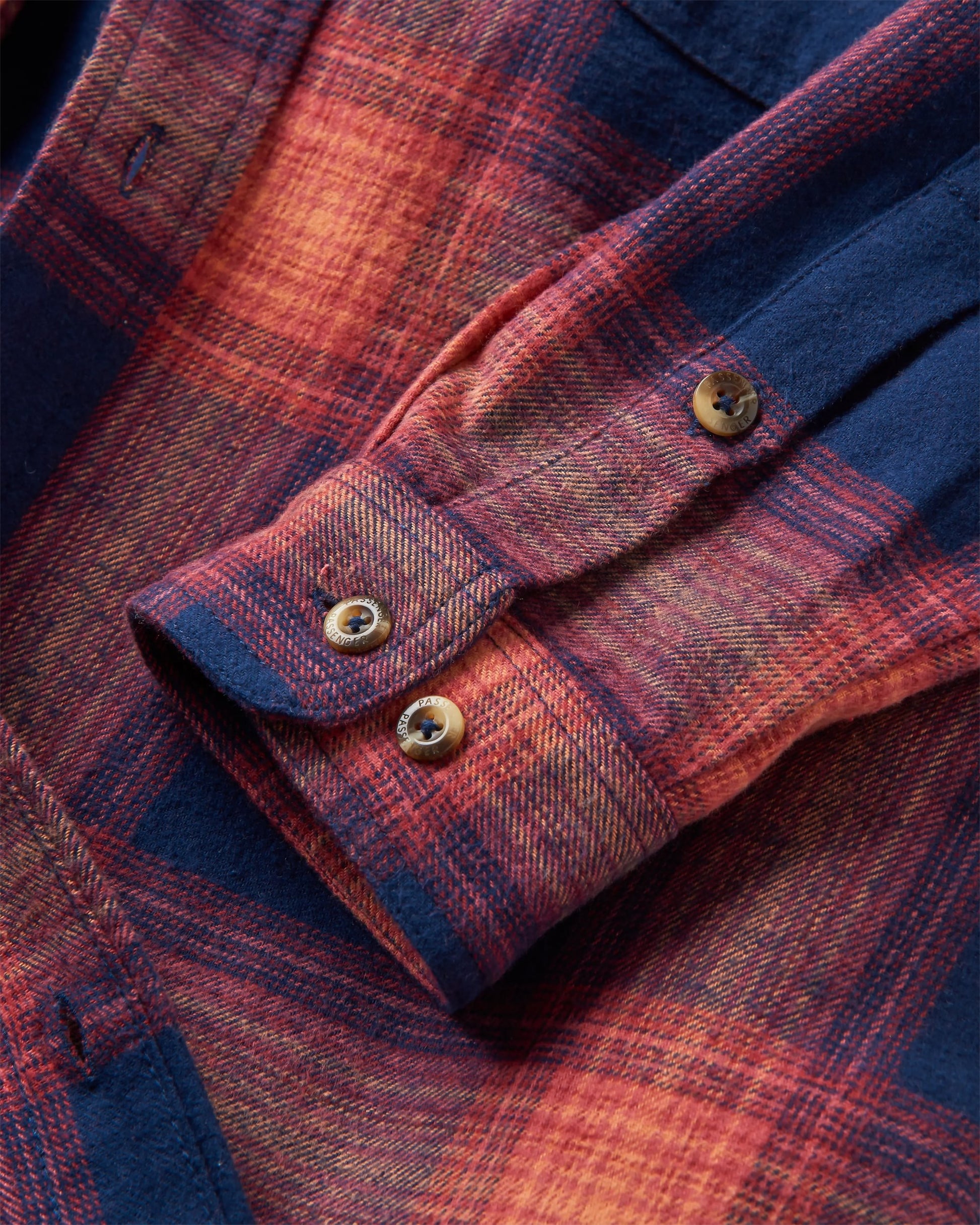 Backcountry Check Shirt - Rich Navy/ Red Ochre Check