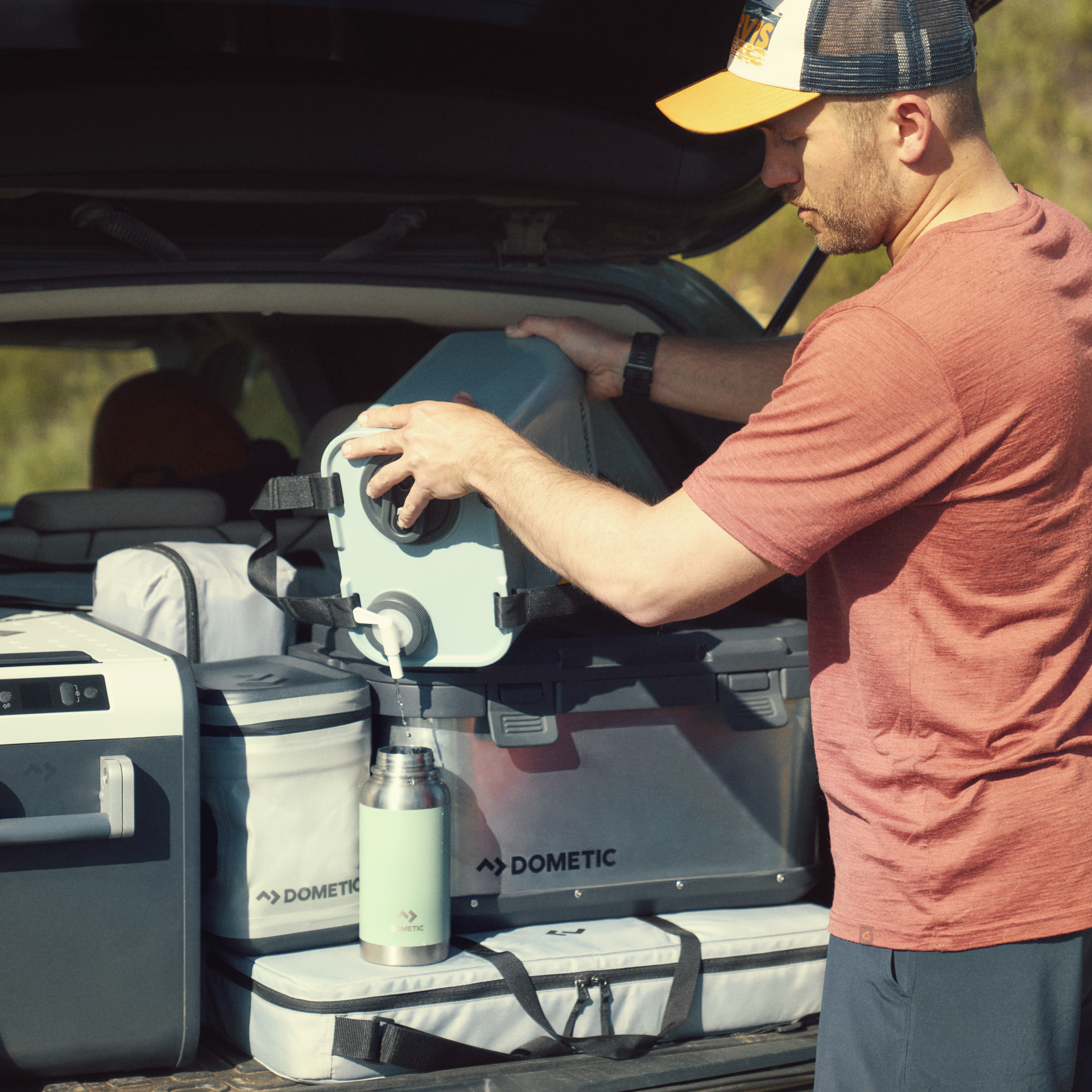 Dometic GO Hydration Water Jug 11L - Slate - Lifestyle
