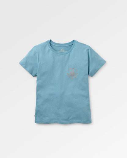 Remote T-Shirt - Faded Denim - Flatlay