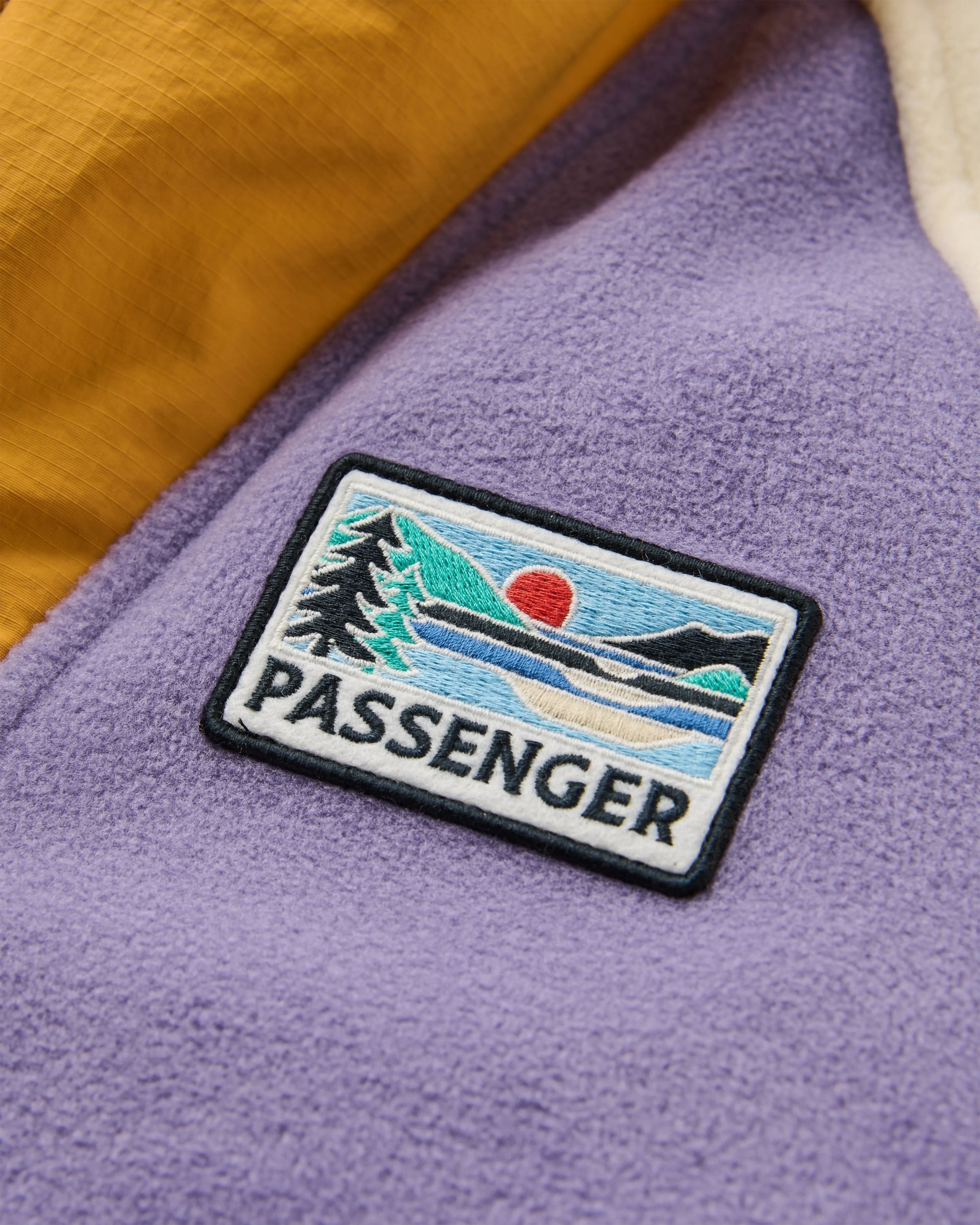 Alexander Recycled Hooded Polar Fleece - Purple Haze
 - Flatlay