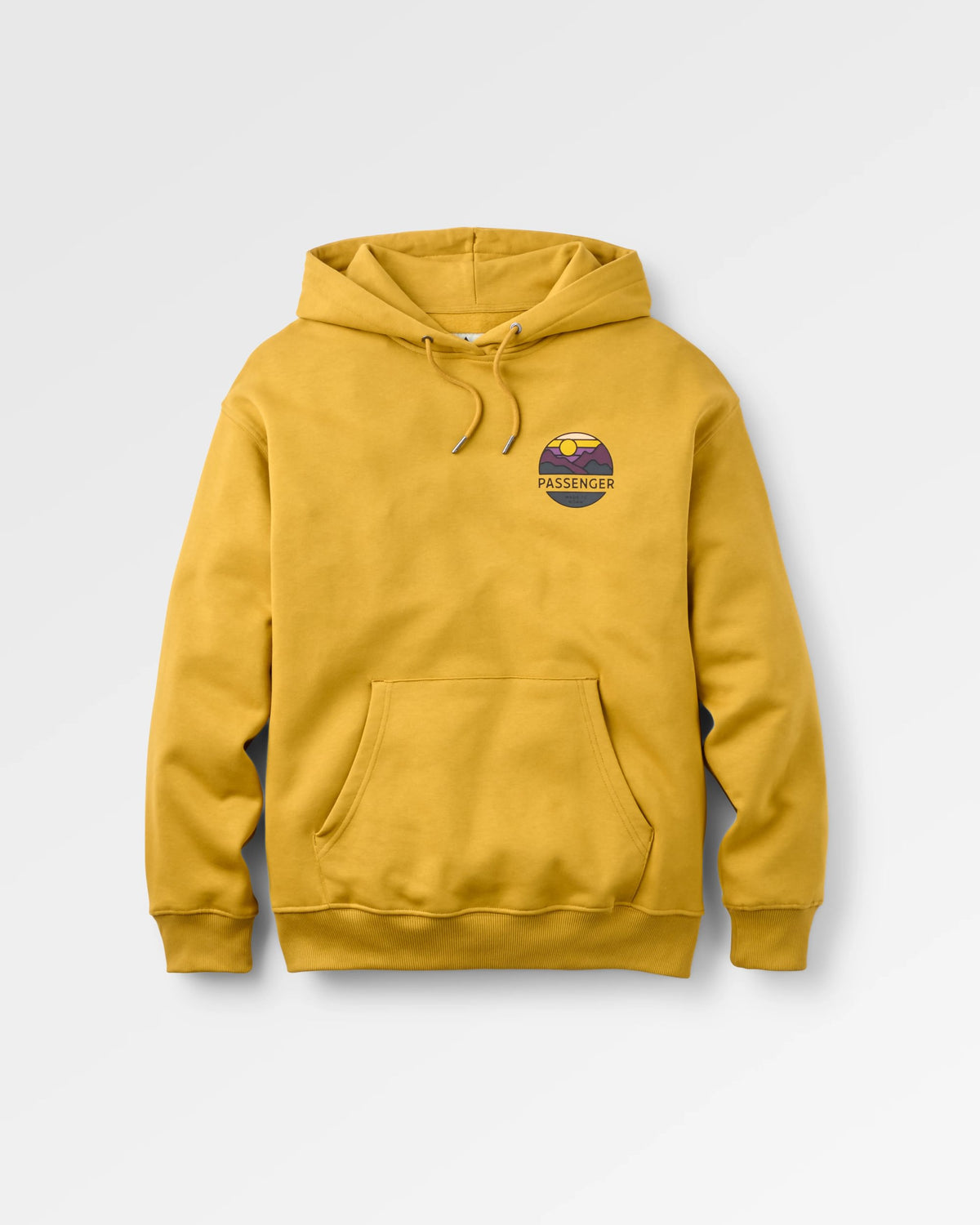 Laidback Relaxed Fit Hoodie - Dusty Ochre - Flatlay