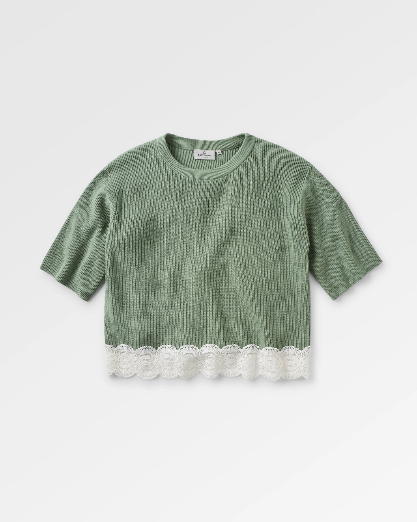 Vintage Organic Knitted Jumper - Pistachio