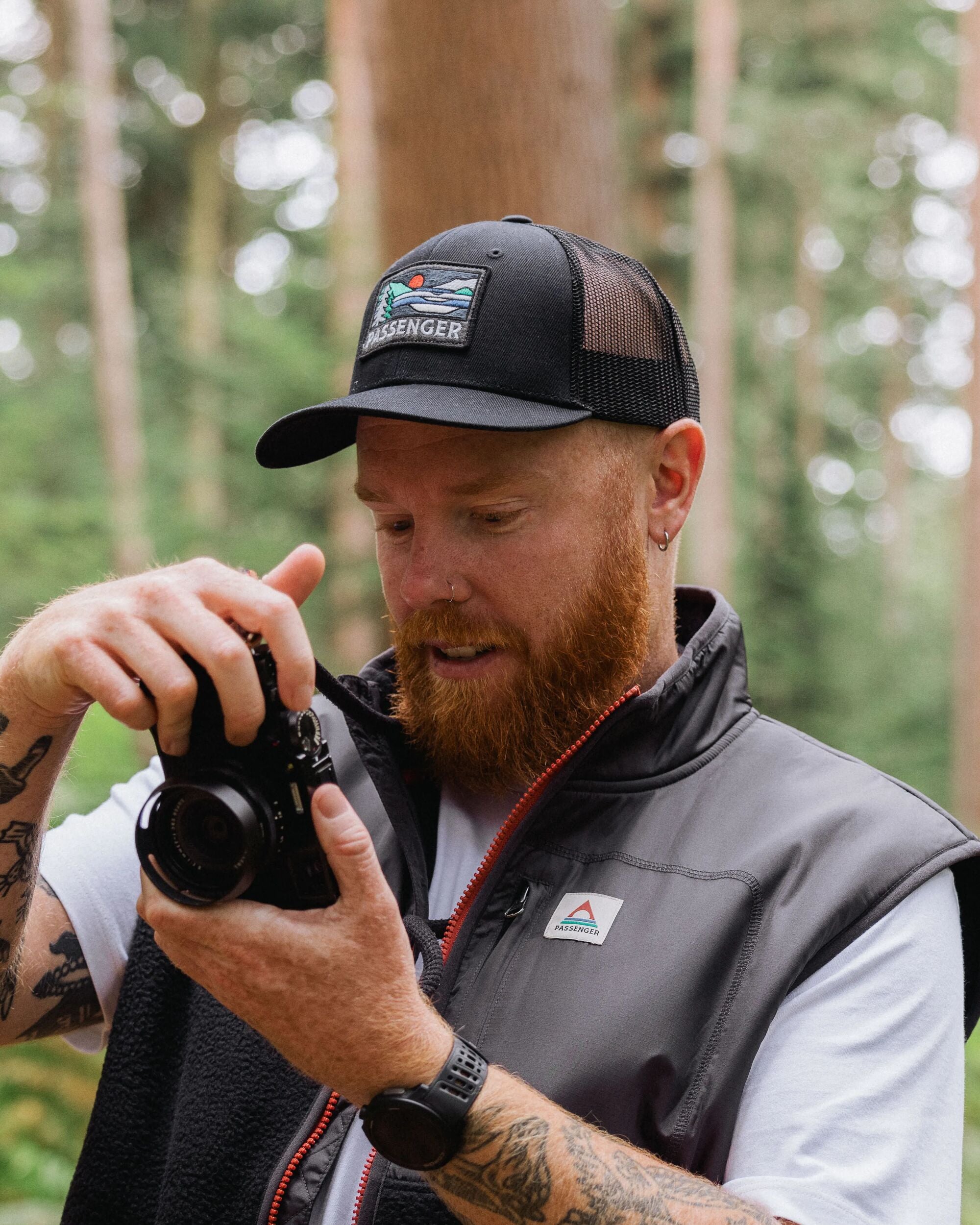 Roamer Mesh Trucker Cap - Black - Lifestyle - Male