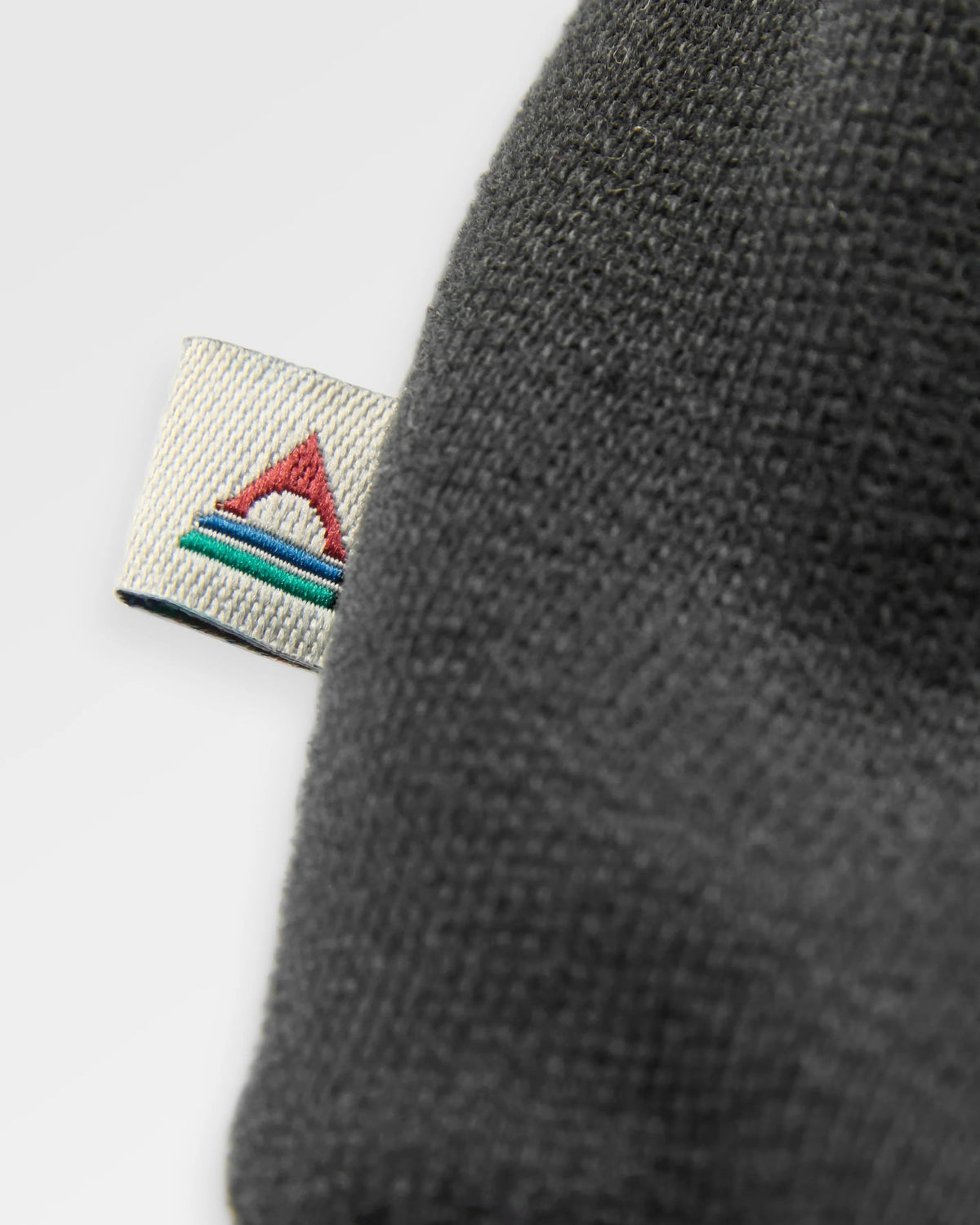 Heritage Relaxed Fit Full Zip Hoodie - Black - Flatlay