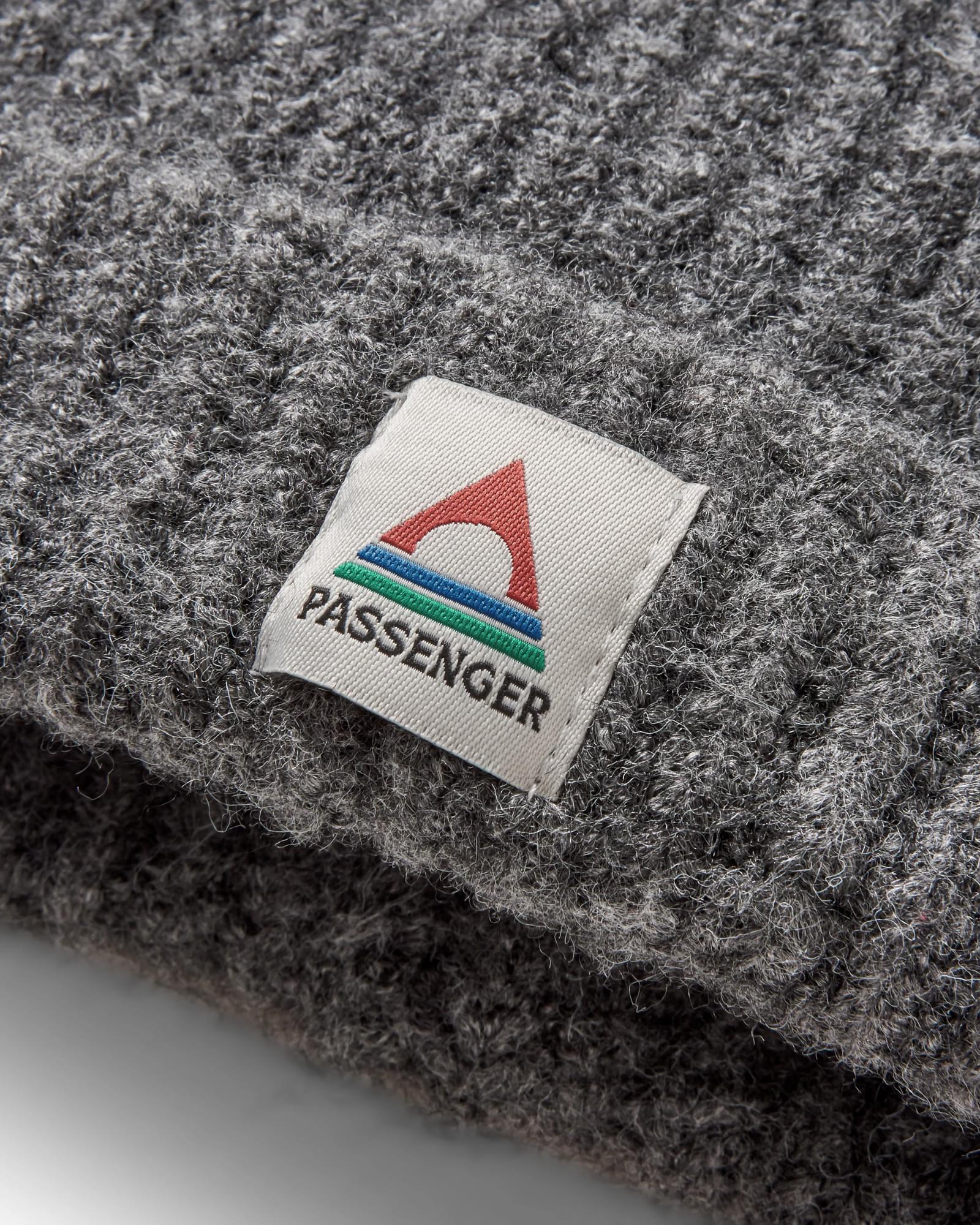 Redwood Fleece Lined Recycled Beanie - Grey - Flatlay