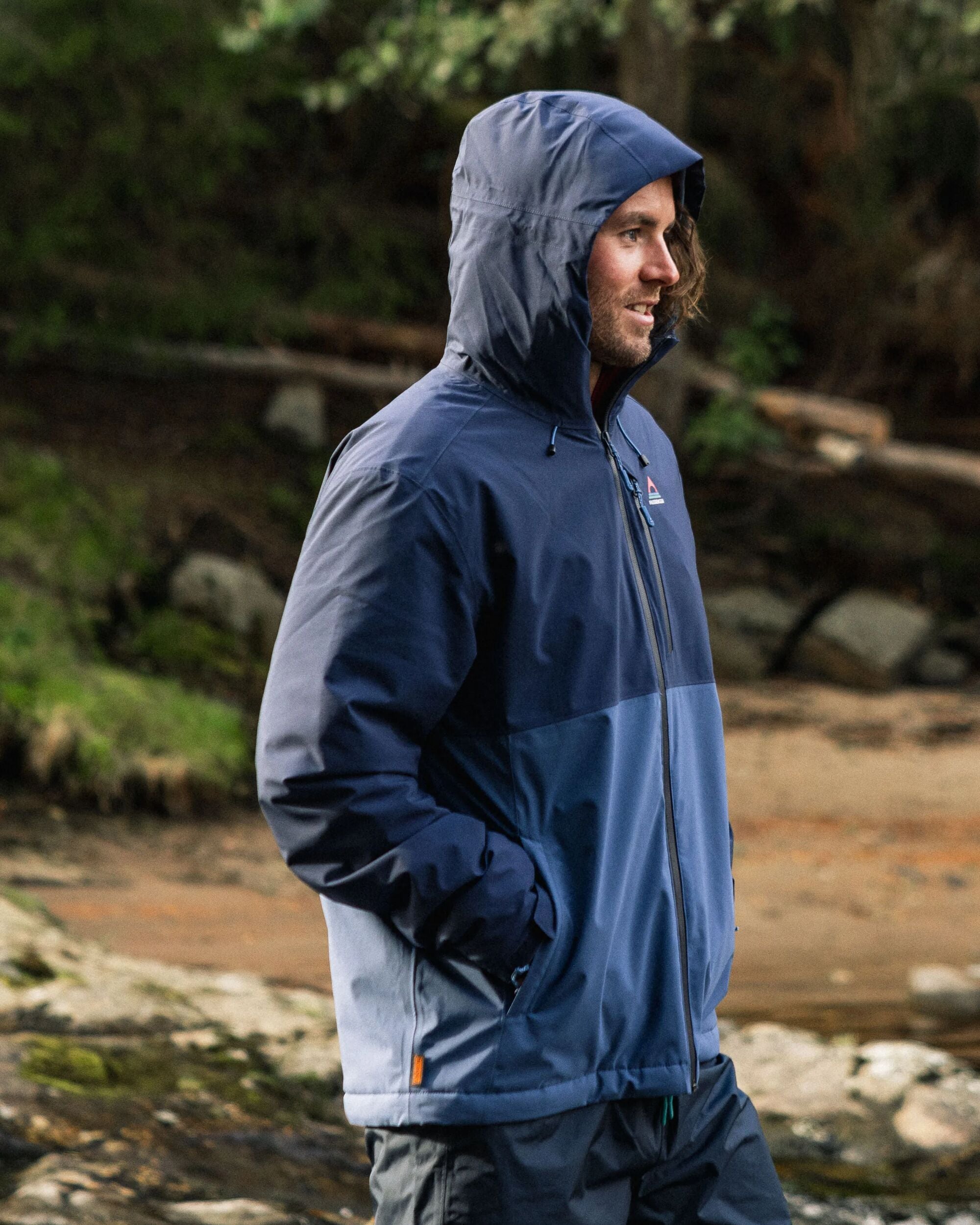 Eclipse Insulated Waterproof Jacket - Rich Navy - Lifestyle