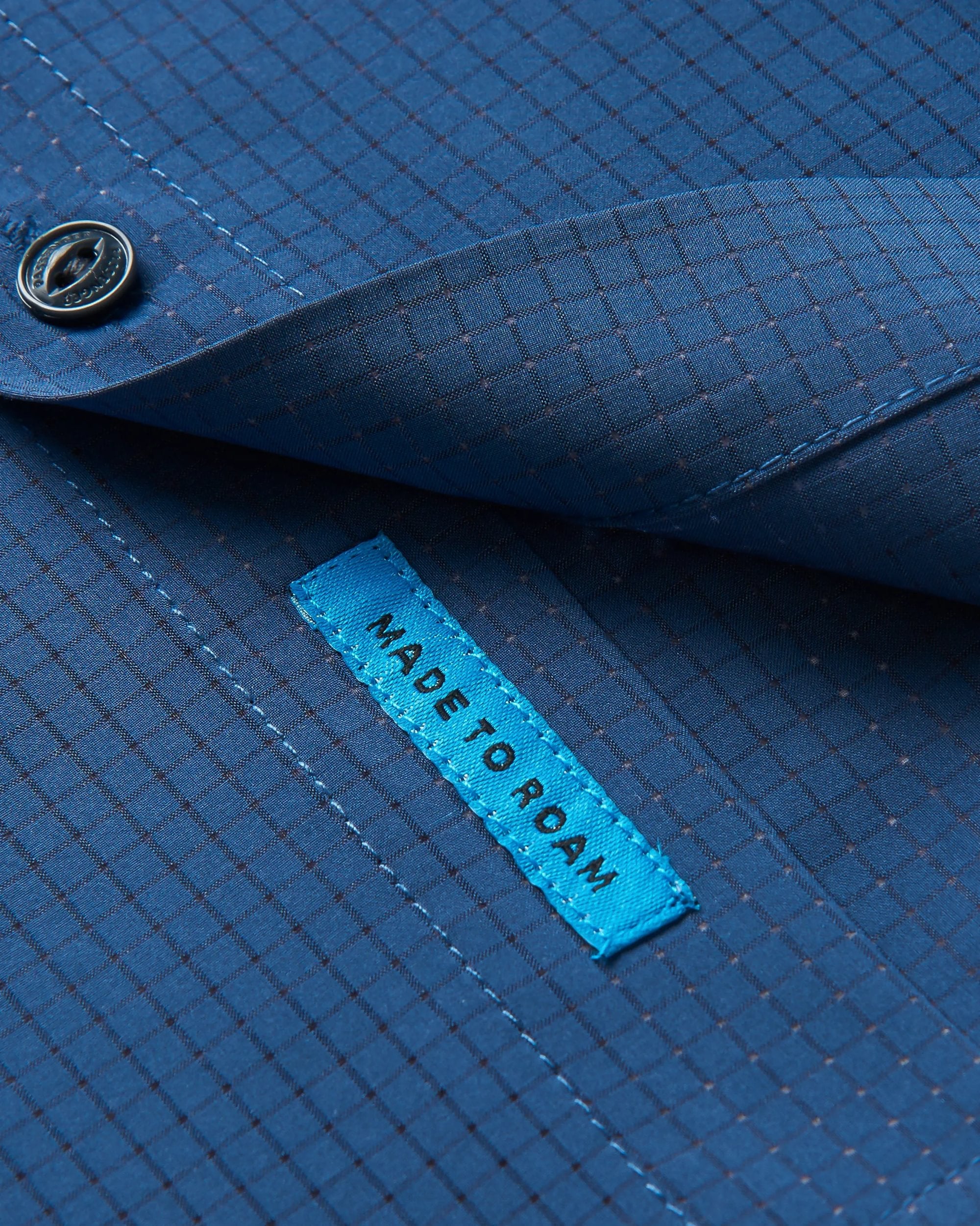 365 Recycled Active Shirt - Dark Denim - Flatlay