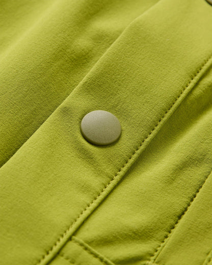 Traveller Short Sleeve Stretch Shirt 2.0 - Tea Green - Flatlay