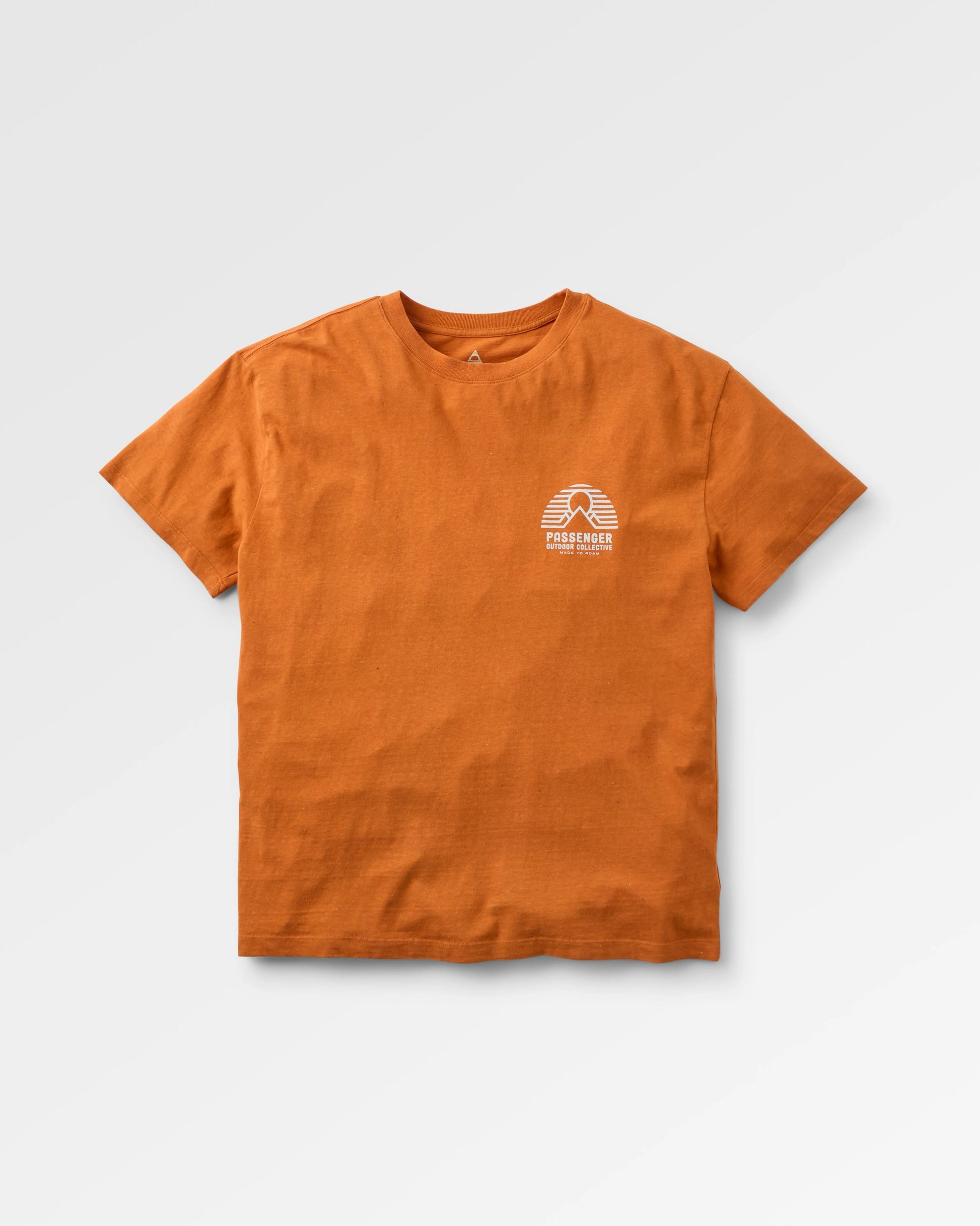 Elbio Recycled Relaxed Fit T-Shirt - Sunset Orange Marl