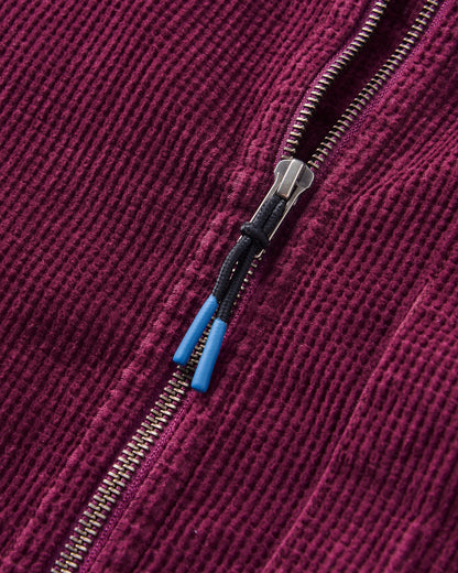 Harvest Organic Cotton Cord Overshirt - Fig - Flatlay