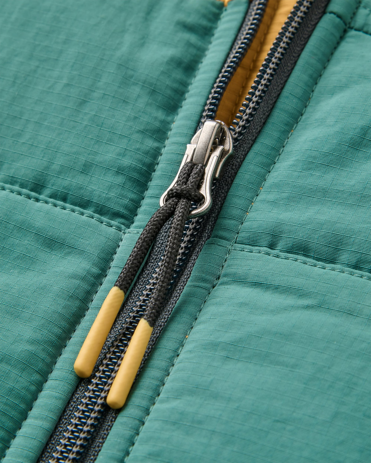Oceanic Insulated Full Zip Jacket - Dusty Ochre/Deep Ocean - Flatlay