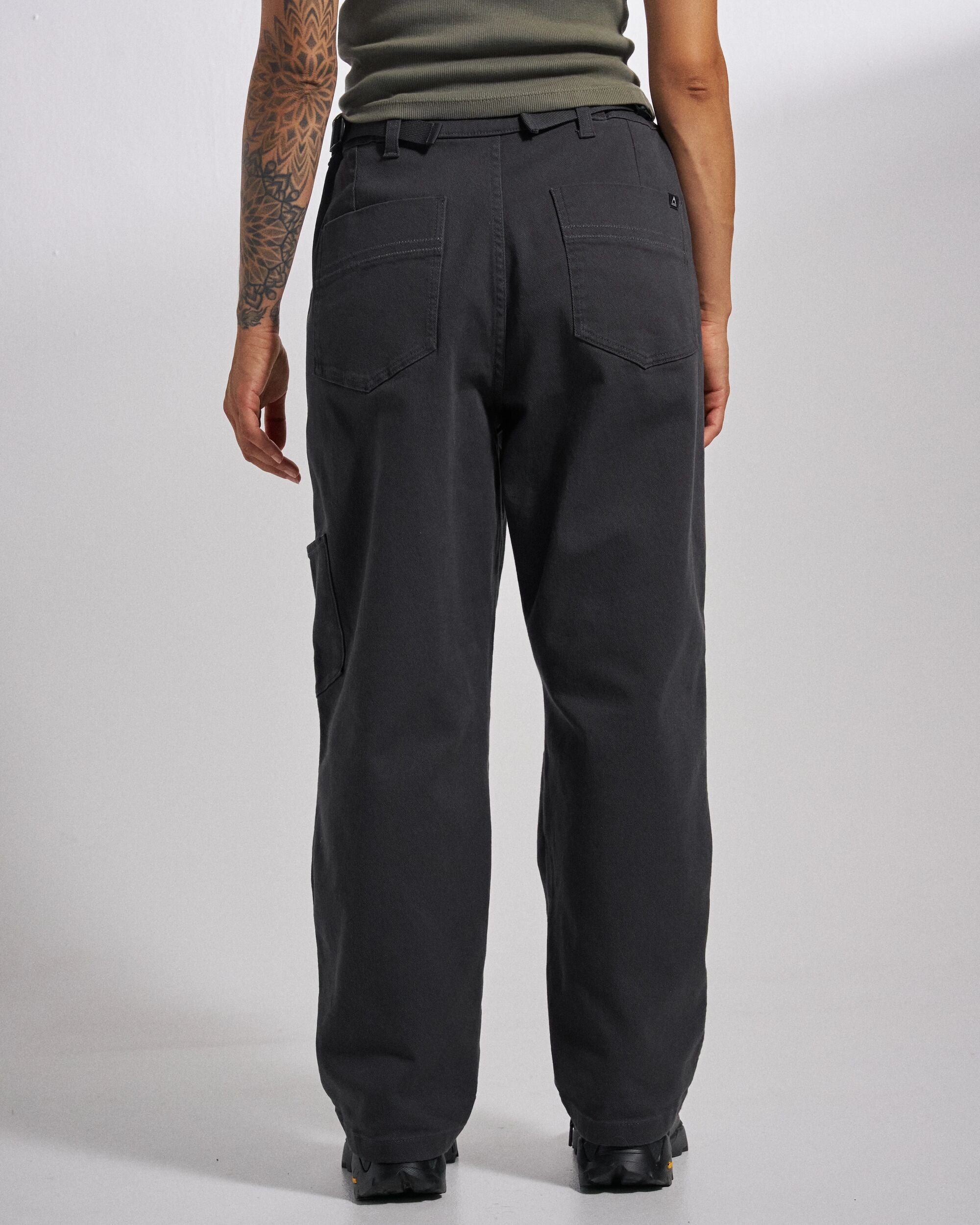 Fortuna Trouser - Faded Black - Studio Model