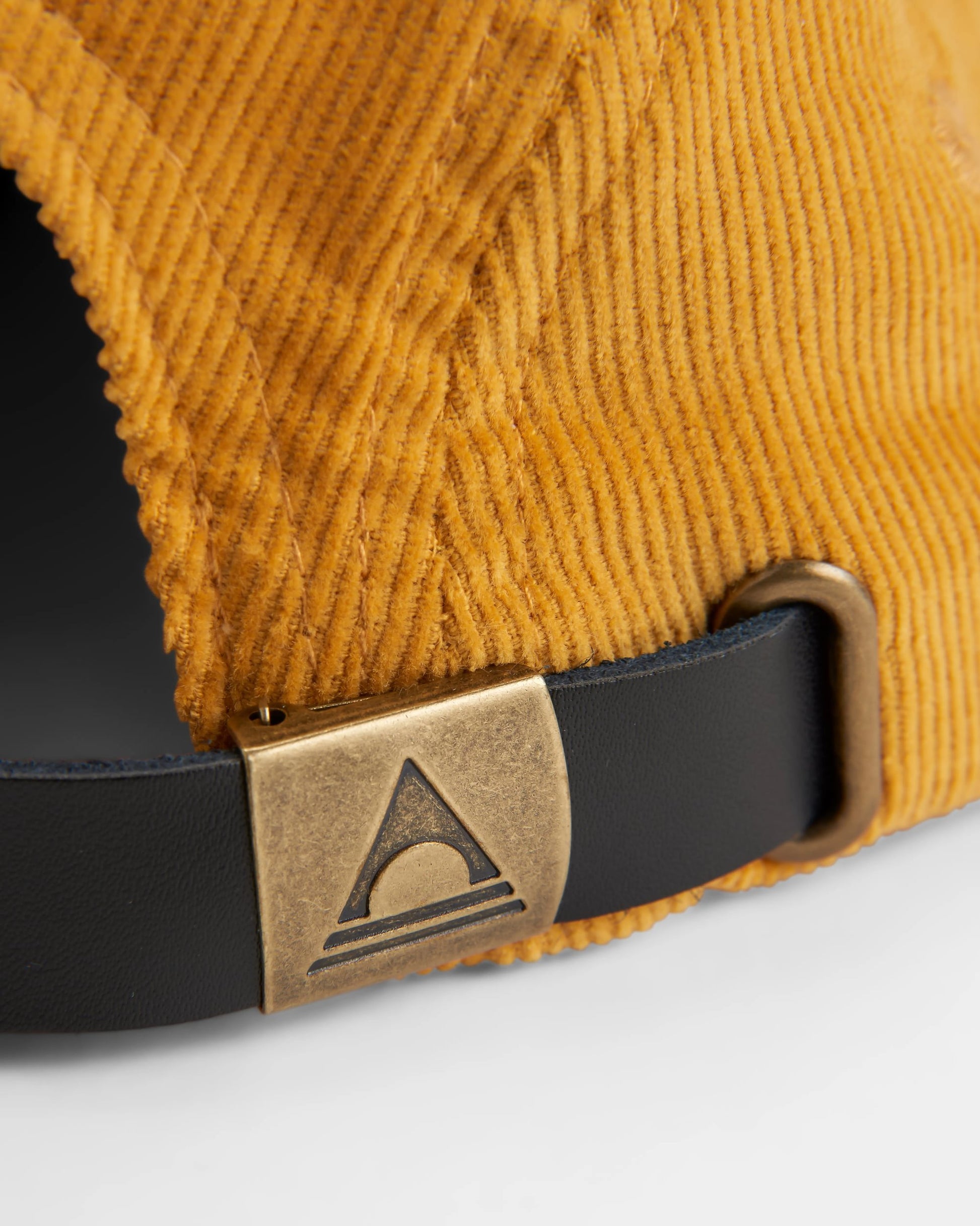 Fixie 5 Panel Recycled Cord Cap - Golden Spice
