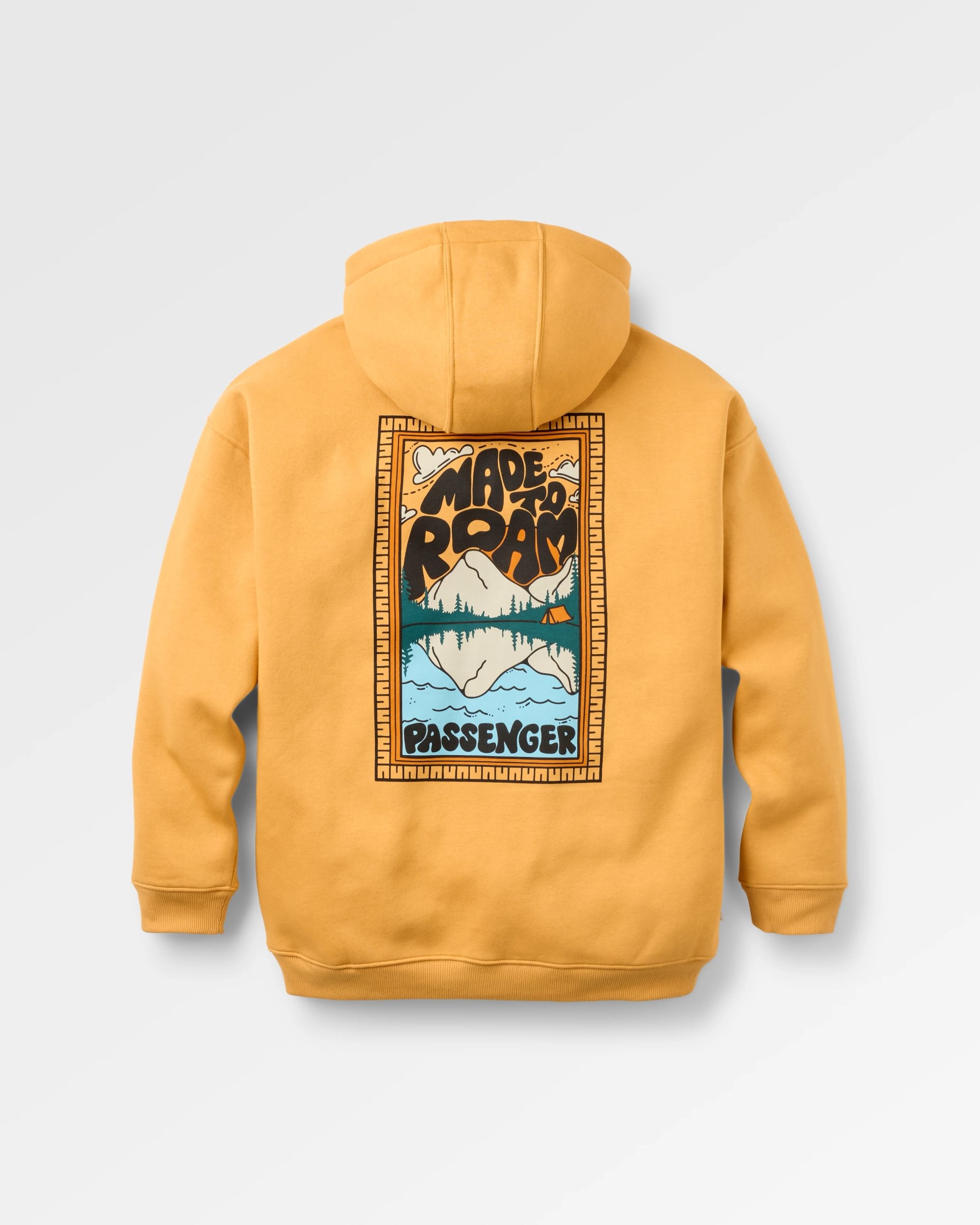 Reflect Full Zip Hoodie - Spruce Yellow - Flatlay