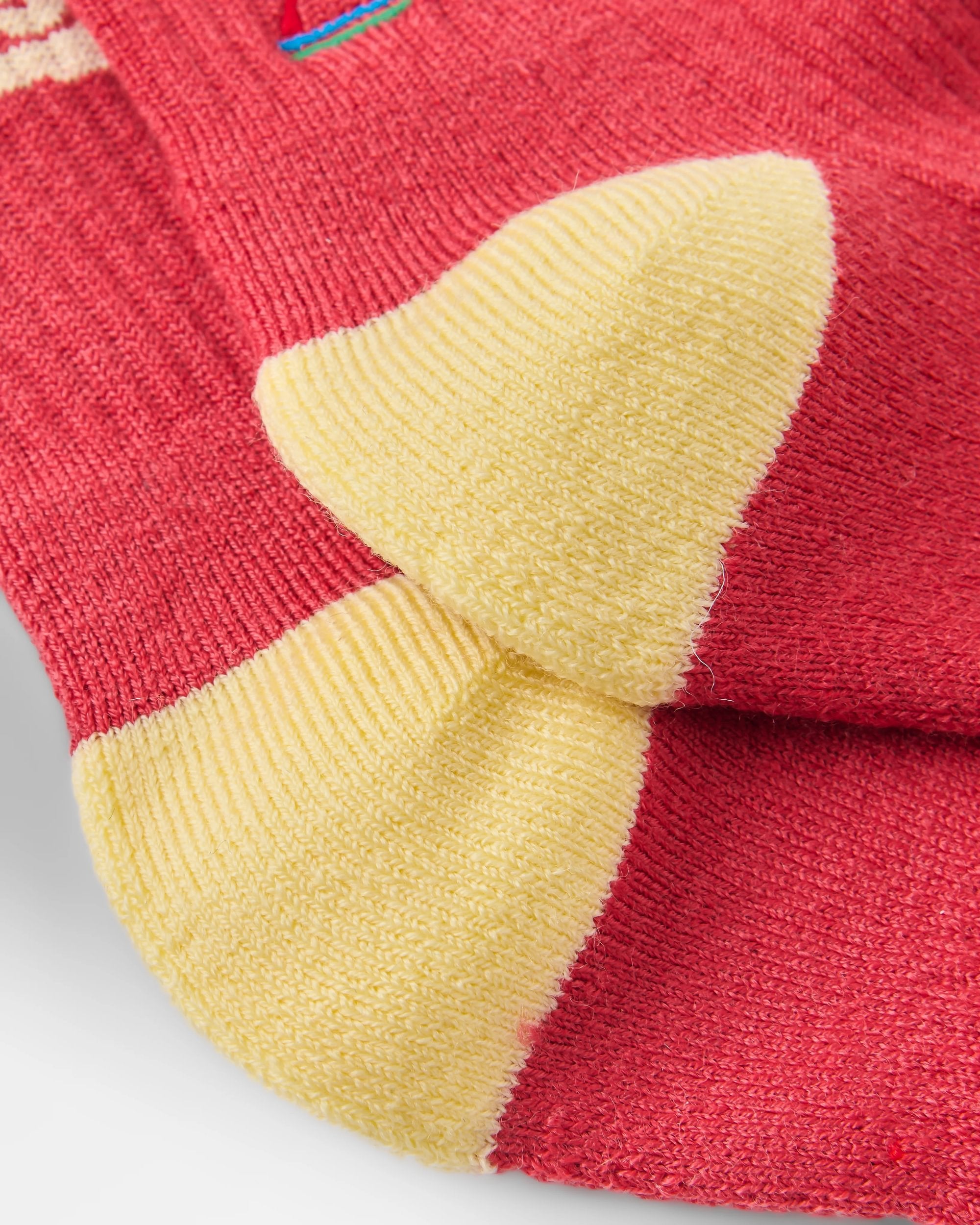 Tahola Merino Socks - Redwood - Flatlay