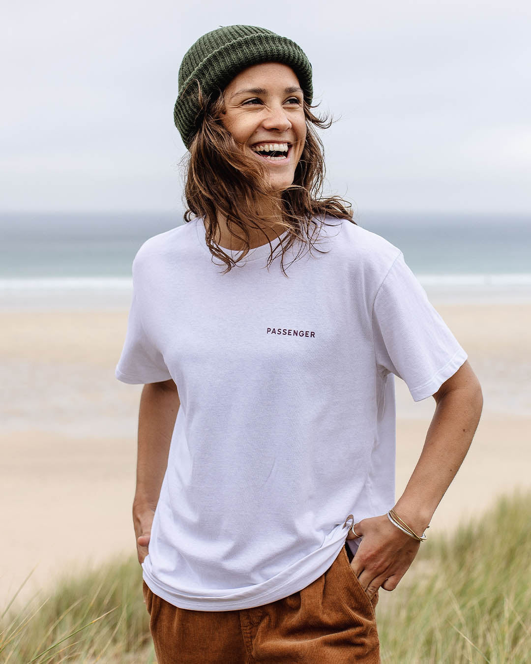 Embrace The Journey Oversized Recycled Cotton T-Shirt - White