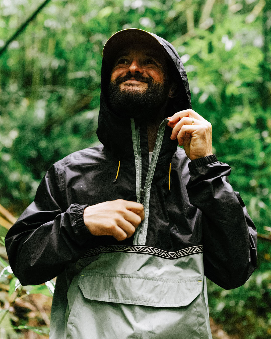 Waterproof half zip jacket best sale