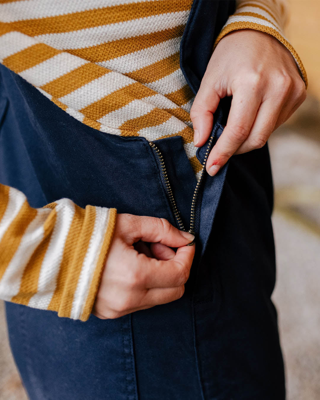 Verglass Dungarees - Deep Navy