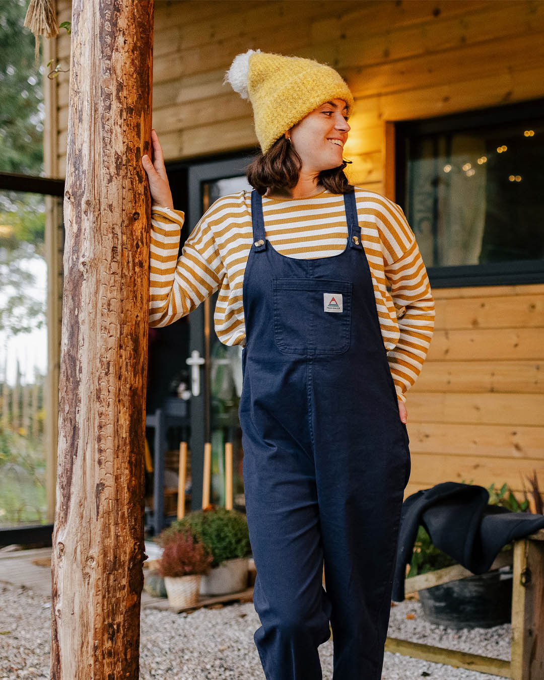 Verglass Dungarees - Deep Navy