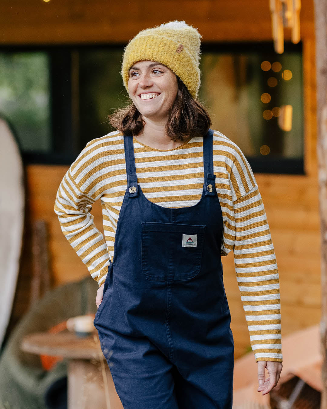 Verglass Dungarees - Deep Navy