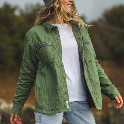 Quebec Overshirt - Vineyard Green