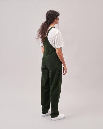 Meadows Cord Dungarees - Fir Tree