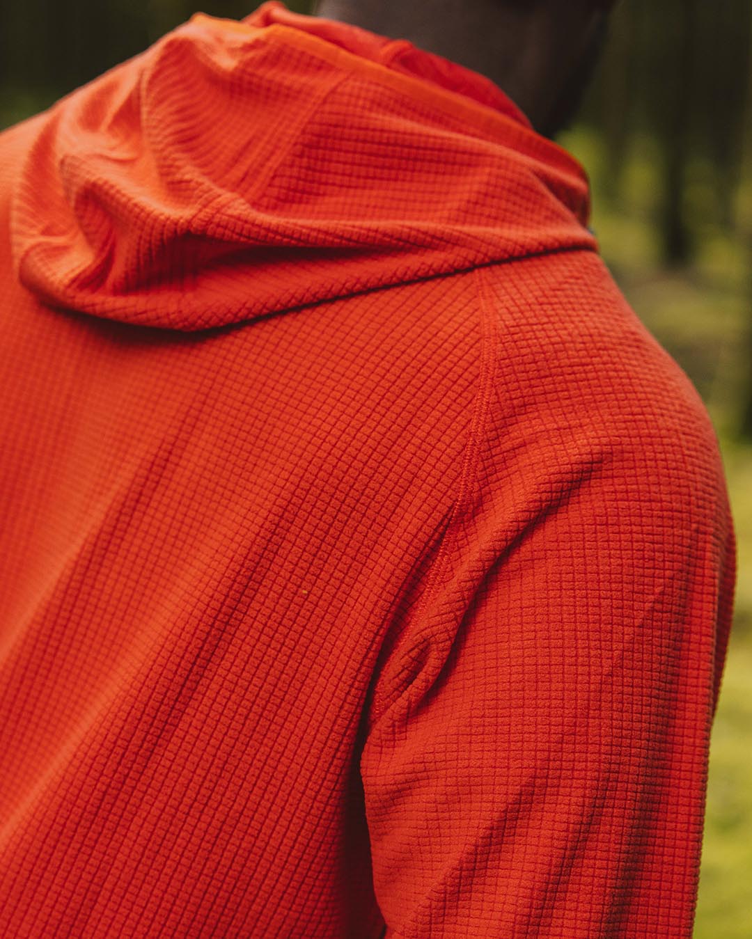 Beyond Full Zip Recycled Fleece - Warm Orange