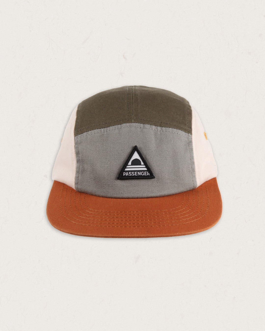 Fixie Recycled Cotton 5 Panel Cap - Apple Green Multi