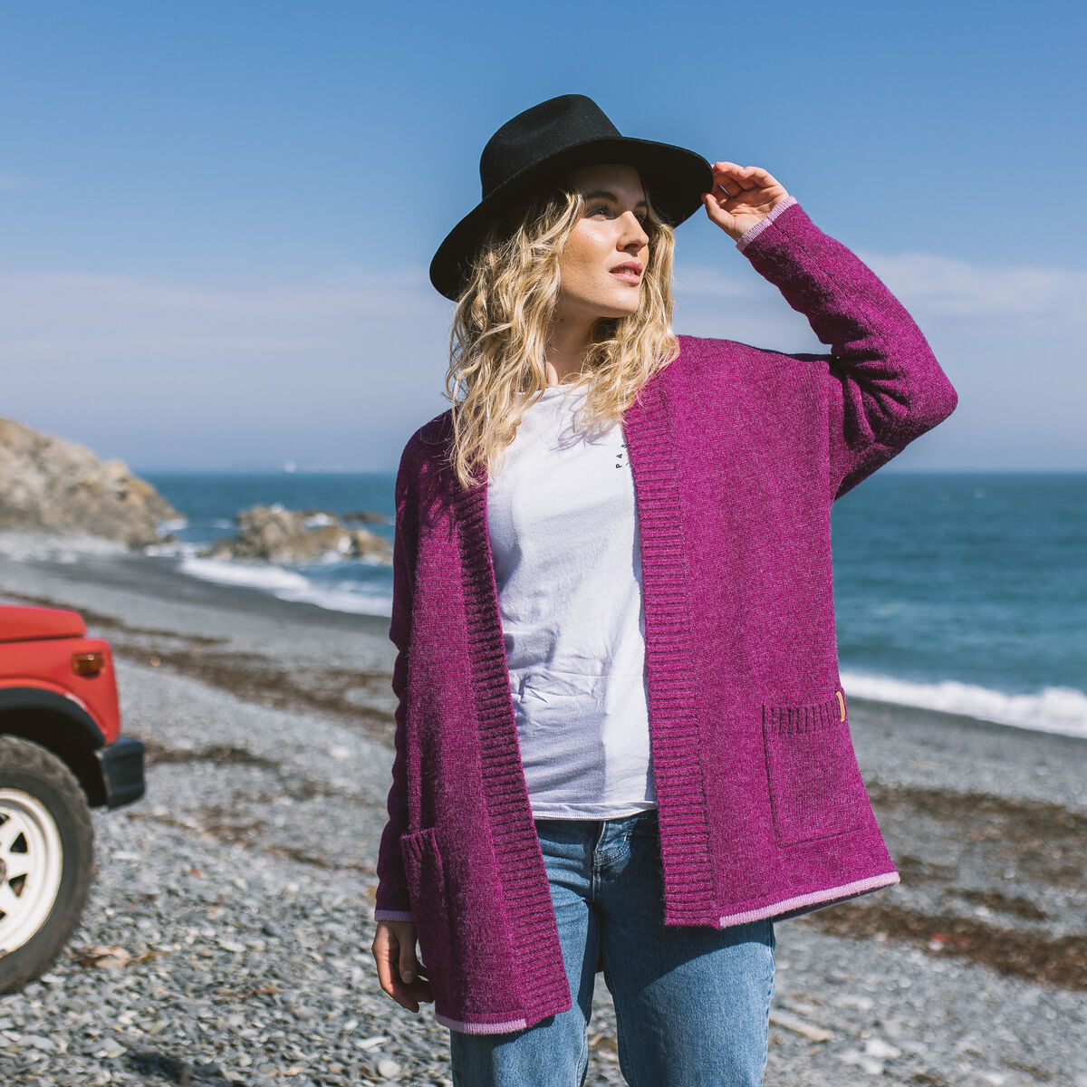 West Coast Cardigan - Orchid